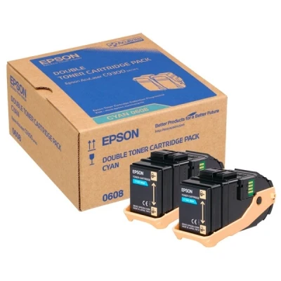 Image de Epson Double pack de 2 cyan originale cartouche toner