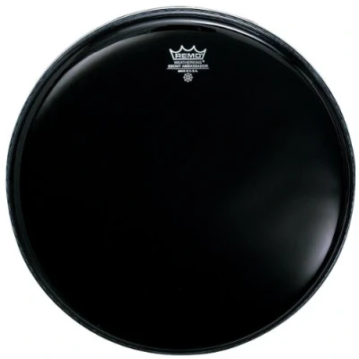 Afbeelding van Remo Ambasador Ebony 8&quot;, Tom Batter/Reso vel