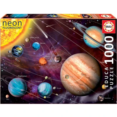 Afbeelding van Neon Legpuzzel 1000 stukjes Nacht Zonder Licht Educa Puzzel