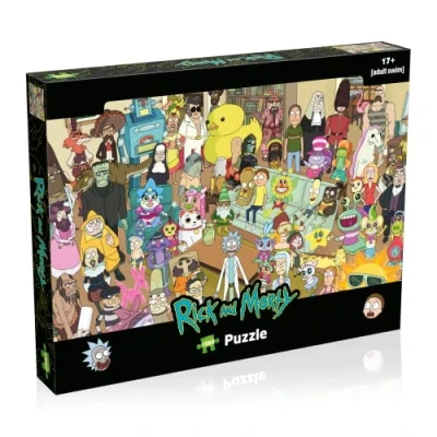 Afbeelding van Rick &amp; Morty &quot;Total Rickall&quot; Puzzel 1000 stuks