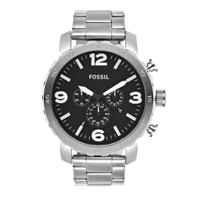 Afbeelding van Fossil Nate Herenhorloge, kwartsuurwerk met chronograaf, roestvrij stalen of lederen band