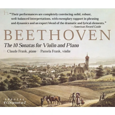 Afbeelding van Claude Frank &amp; Pamela Beethoven: 10 Sonatas For Violin And Piano (4 CD)