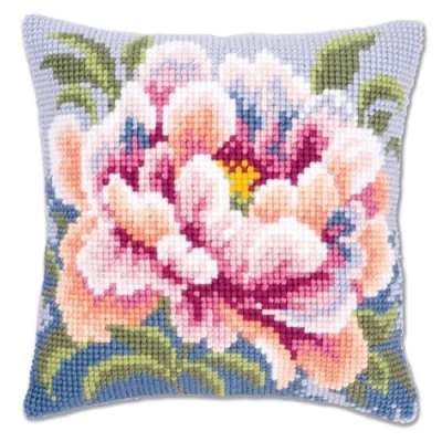 Afbeelding van Vervaco Camellia Kruissteekkussen pakket PN 0144875