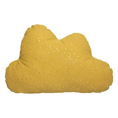 Afbeelding van Atmosphera decoratief kussen wolk Berlingot, 45 x 28 cm, okerkleurig