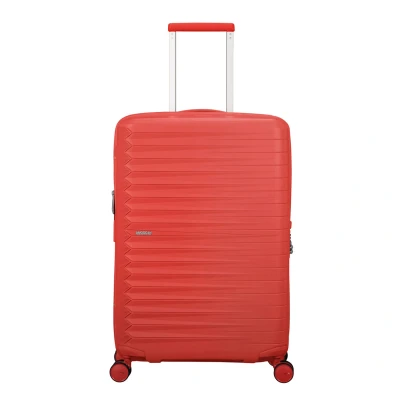 Afbeelding van American Tourister Reiskoffer Fastforward spinner (4wiel)68/30 uitbreidbaar Sunset coral 77 l