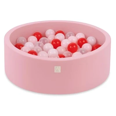 Afbeelding van MISIOO Intelligent ballenbad voor kinderkamer, 200 ballen, speelgoed, machinewasbaar, Öko Tex gecertificeerd, 90 x 30 cm