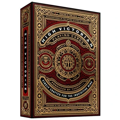 Afbeelding van Karty High Victorian Czerwone [KARTY]