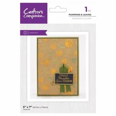 Afbeelding van CC 2D Embossingfolder 5x7 Pumpkins &amp; Leaves