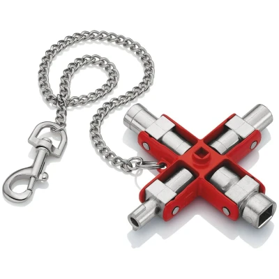 Afbeelding van Knipex 00 11 06 Schakelkastsleutel met 9 profielen