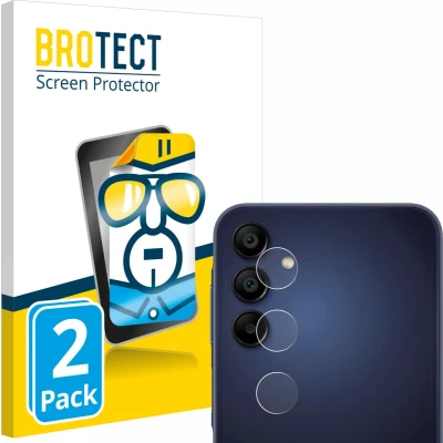 Afbeelding van BROTECT Screenprotector voor Samsung Galaxy A15 5G (ALLEEN Camera Lens) Folie Beschermfolie transparant (2 Stuks)