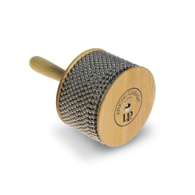 Afbeelding van Latin Percussion Cabasa DeLuxe Natur LP234C houtkorpus met metaalfläche
