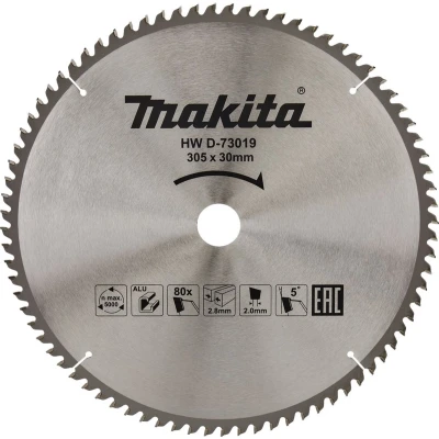 Afbeelding van Makita Zaagblad Alu 350X30 80T 5G D 73019