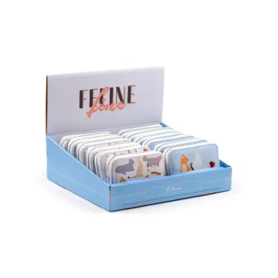 Afbeelding van Lannoo Feline Fine Cats Kleine Portefeuille Met Rits