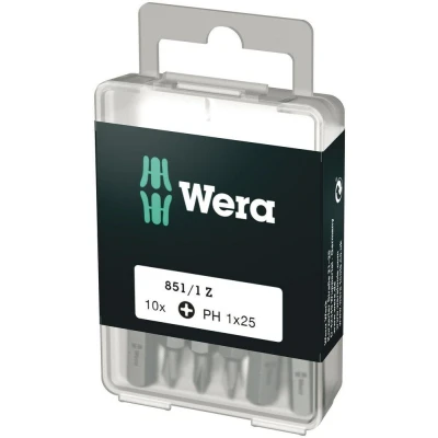 Afbeelding van Wera 1/4 philips bit ph1 x 25mm (Per blister van 10 stuks)