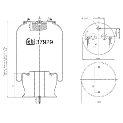 Afbeelding van Febi Bilstein Veerbalg 37929