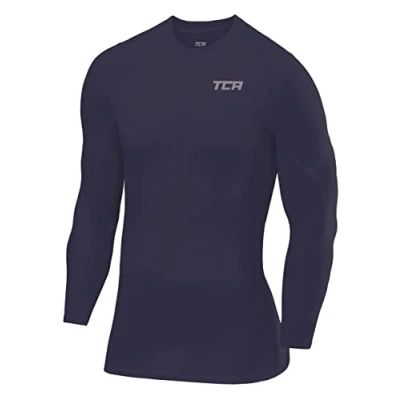 Afbeelding van TCA SuperThermal Thermoshirt met lange mouwen, compressielaag voor voetbal en hardlopen heren, Donkergrijs