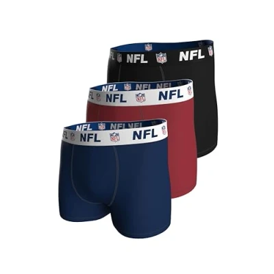Afbeelding van NFL Shield Lot de 3 boxers NNY/RED/BLK Taille L