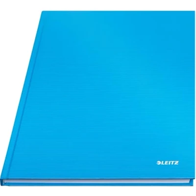 Afbeelding van Leitz A4 notitieboek met harde kaft, geruit, ivoorpapier, 90 g/m², effen, zwart, 80 vellen