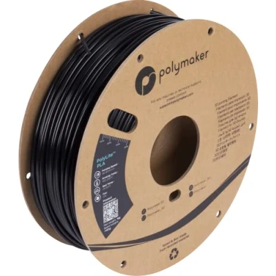 Afbeelding van Polymaker PA02016 PolyLite Filament PLA kunststof 2.85 mm 1000 g Zwart 1 stuk(s)