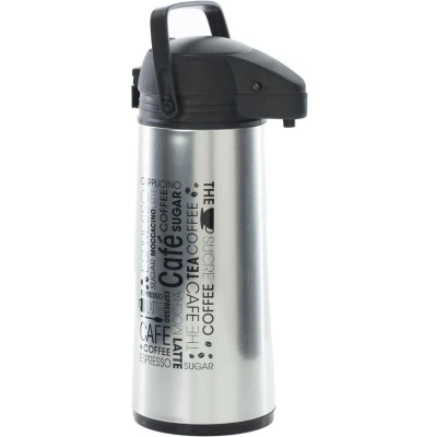 Afbeelding van Koffie/thee thermoskan RVS 1,9 liter Isoleerkannen voor warme / koude dranken