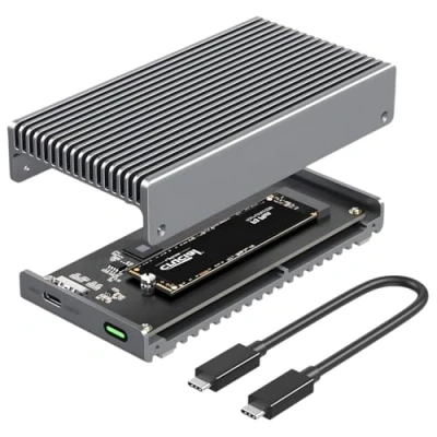 Afbeelding van iMounts USB4.0 SSD behuizing 40 Gbps Thunderbolt Externe Opslag M.2 voor Mac &amp; Windows