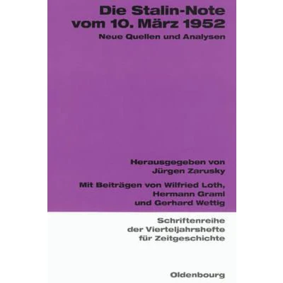 Afbeelding van Die Stalin Note vom 10. März 1952