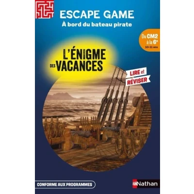 Image de Enigme des vacances Escape game du CM2 à la 6ème A bord bateau pirate