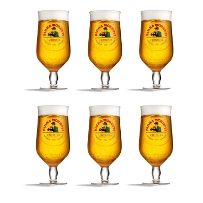 Afbeelding van Birra Moretti Bierglazen 250 ml 6 Stuks