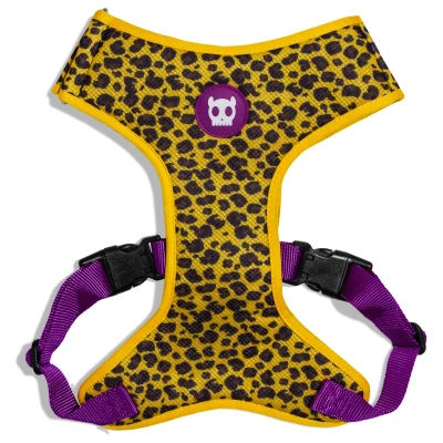 Afbeelding van Zee.Dog Harnas Mesh Honey Geel&amp;Zwart Hondentuig 27 32x41x51 cm