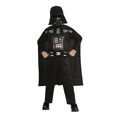 Afbeelding van Star Wars Rubies Darth Vader kostuum goedkoop opp voor jongens of meisjes, cape en masker Halloween, Kerstmis, carnaval verjaardag, meerkleurig, S (3 4 jaar)