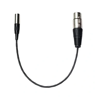 Afbeelding van Audiokabel, Mini XLR 3 pins mannelijk zinklegering naar aluminium afgeschermde koperen audiokabel