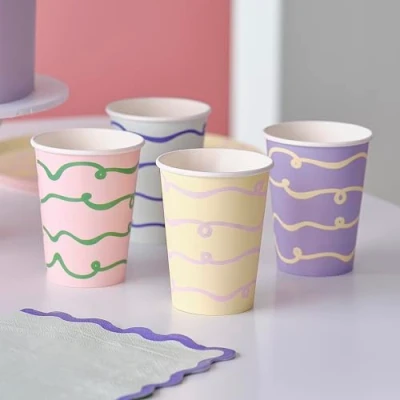 Afbeelding van Pastel Swirl 8 stuks