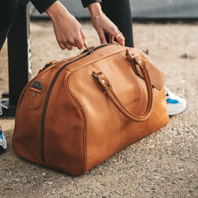 Afbeelding van The Chesterfield Brand Liam Travelbag cognac Weekendtas