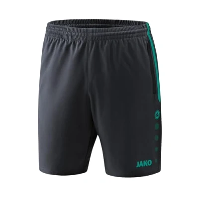 Afbeelding van JAKO, Training &amp; Fitness Dames, Shorts, Competition 2.0, antraciet/turquoise, 34 36, 6218