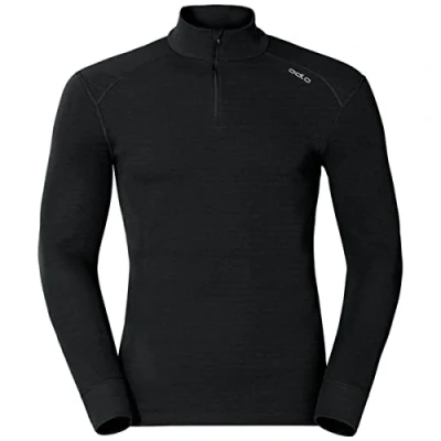 Image de Odlo Homme T shirt fonctionnel à manches longues avec fermeture éclair ACTIVE WARM ECO