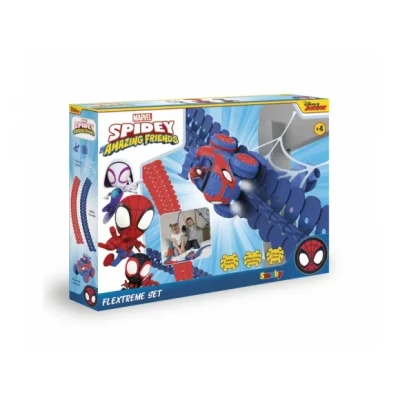 Afbeelding van Smoby Spidey &amp; Amazing Friends Flextreme Racebaan Set, 184dlg.