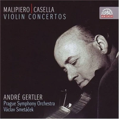 Afbeelding van André Gertler &amp; Prague Symphony Orchestra Malipiero Casella: Violin Concertos (CD)