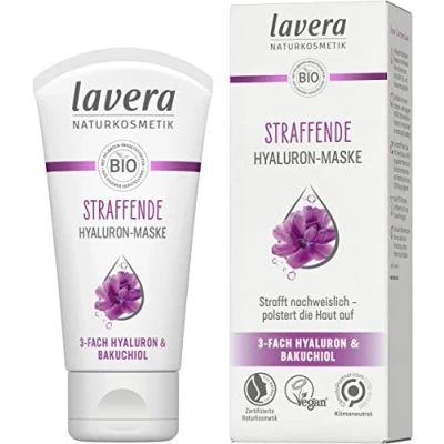Afbeelding van lavera Verstevigend masker anti aging natuurlijke cosmetica biologische plantaardige ingrediënten bakuchiol &amp; hyaluronzuur veganistisch bestrijdt rimpels 50 ml