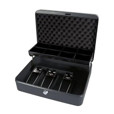 Afbeelding van Cathedral Products &quot;The Ultimate Cash Box&quot; met schuimvoering en muntvak zwart