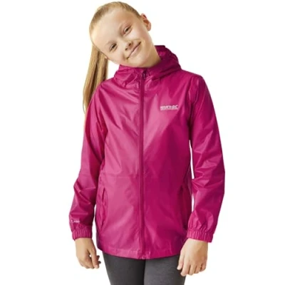 Afbeelding van Regatta Packaway regenjack voor kinderen Pack It Cabaret rood maat 164 170cm
