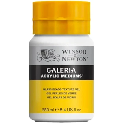 Afbeelding van Galeria acrylic mediums 3 soorten van 250ml glass beads, extender en medium grain gel
