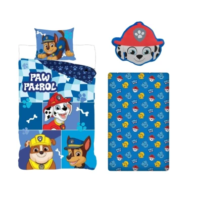 Afbeelding van Paw Patrol Dekbedovertrek + Hoeslaken Kussen 8721122780626