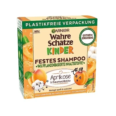 Afbeelding van Garnier Stevige shampoo voor kinderen, milde gevoelig en gemakkelijk te ontwarren haar, met abrikoos katoenbloem, per stuk verpakt (1 x 60 ml)