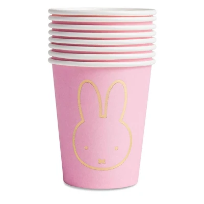 Image de Beker Nijntje baby roze 8 stuks