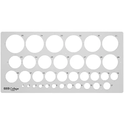 Afbeelding van Aristo Ar 23319 Cirkelsjabloon 1 35 Mm
