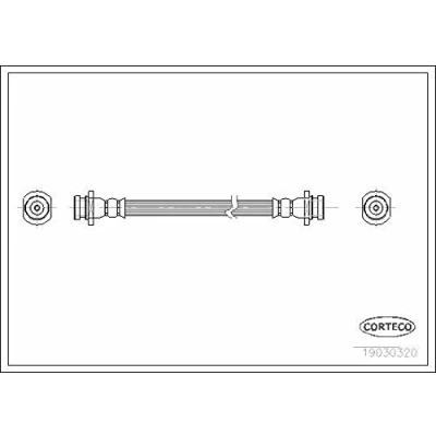 Afbeelding van CORTECO 19030320 Remslang Achteras 280