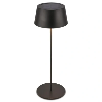 Image de BRILONER Lampe de Table LED Rechargeable IP44 avec Tactile, CCT, Dimmable, Solaire, LED, à Batterie, Chevet, Sans Fil, Lampes Jardin, Extérieur, 11.5X32cm, Noir