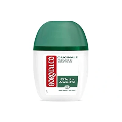 Afbeelding van Borotalco, Vapo Original Deodorant, alcoholvrije formule met actieve kristaltalk, drievoudige droge bescherming, talkgeur, 75 ml formaat