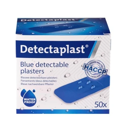 Afbeelding van Detectaplast Universele kompressen, water en vuilafstotend, veilige pleisters, 38 x 72 mm, 50 stuks