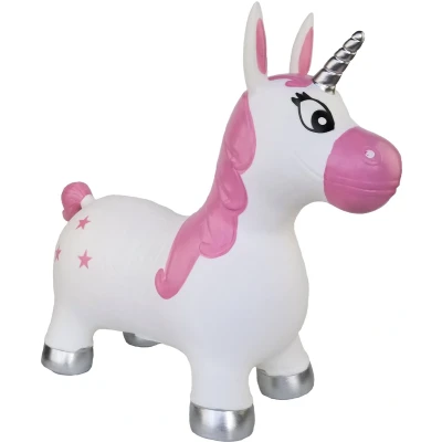Afbeelding van Simply For Kids Skippy Animal Eenhoorn Wit/Roze/Zilver